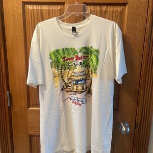 New Large White Jimmy Buffett Ss Tshirt